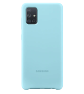 Samsung Silicone Cover for A71 - Blue